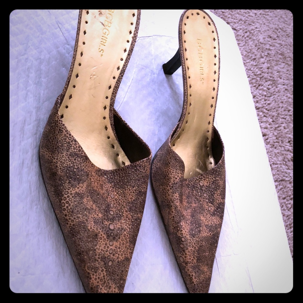 BCBG Pointed, Slip-On Heels